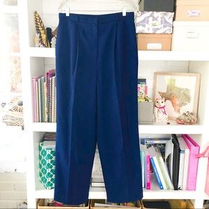 Vtg Talbots Wool Blend High Waisted Trouser